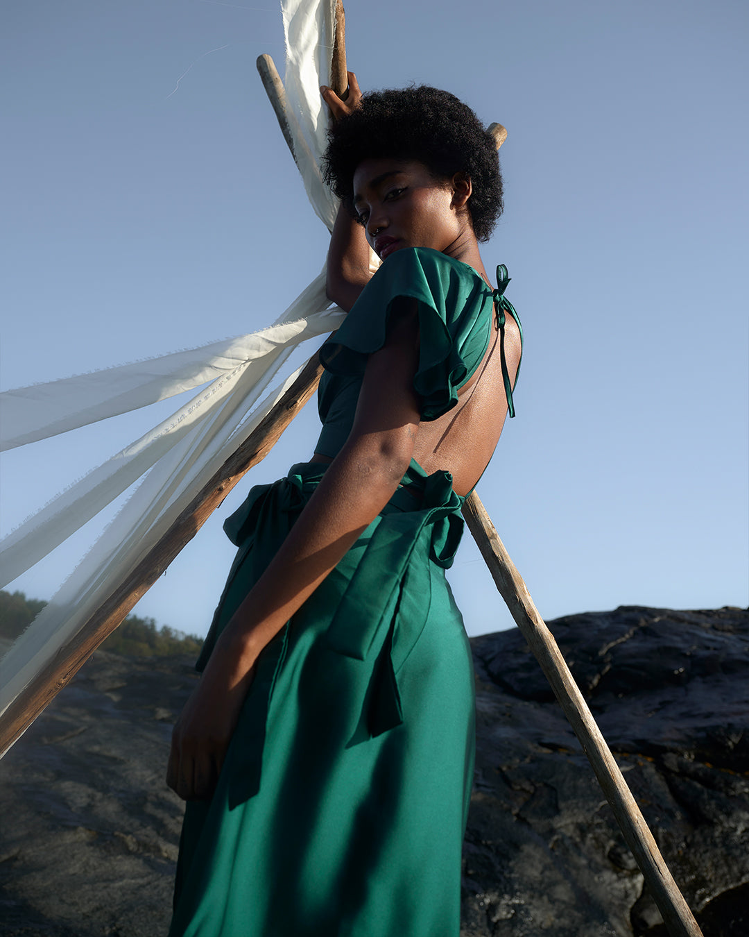 Falda Stella Verde Botella