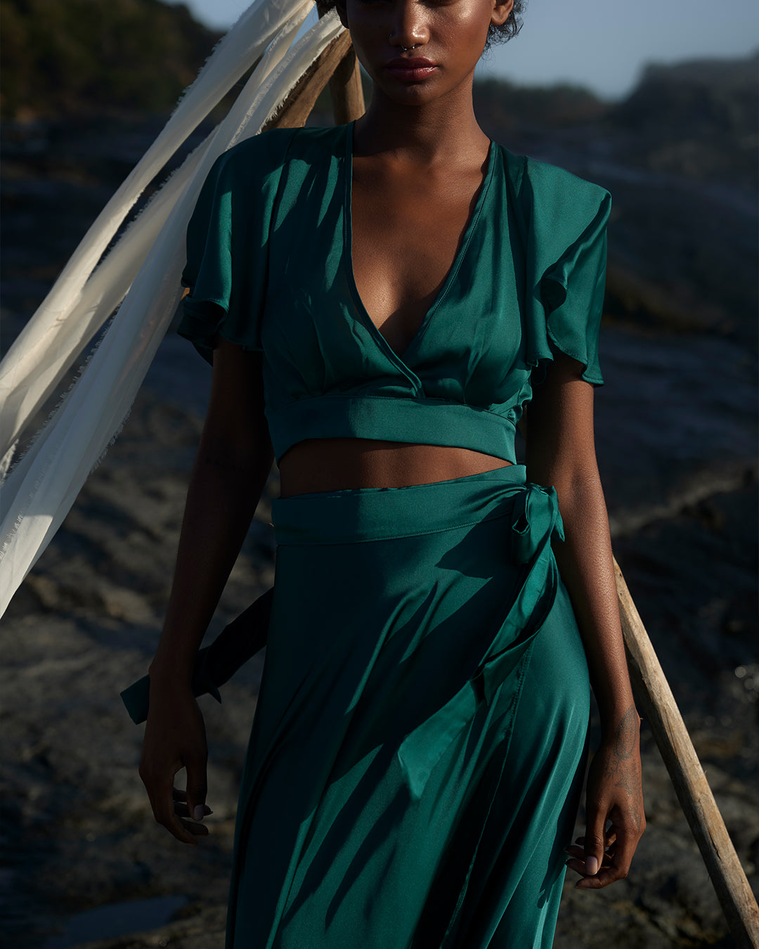 Falda Stella Verde Botella