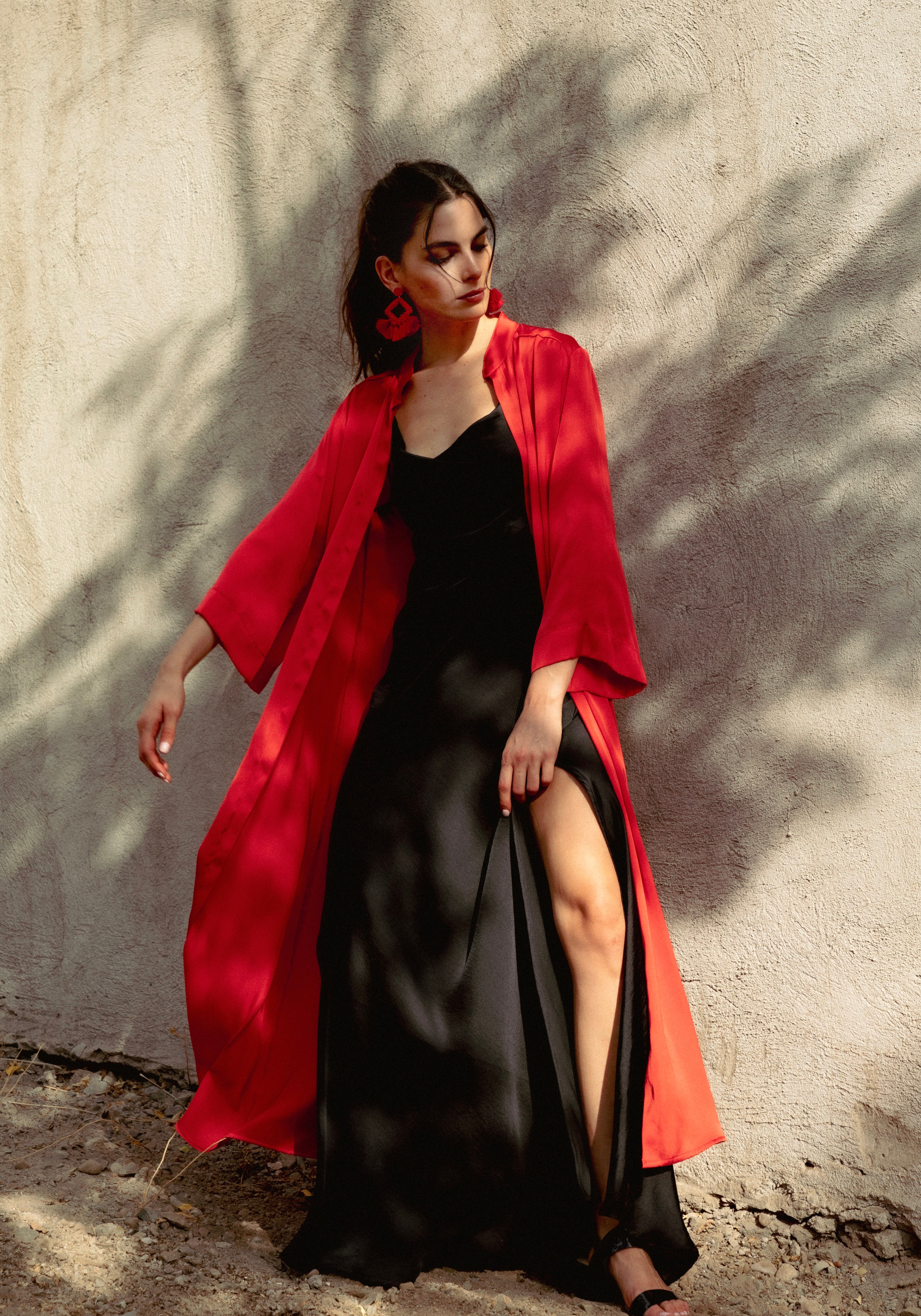 Kimono Leda Rojo