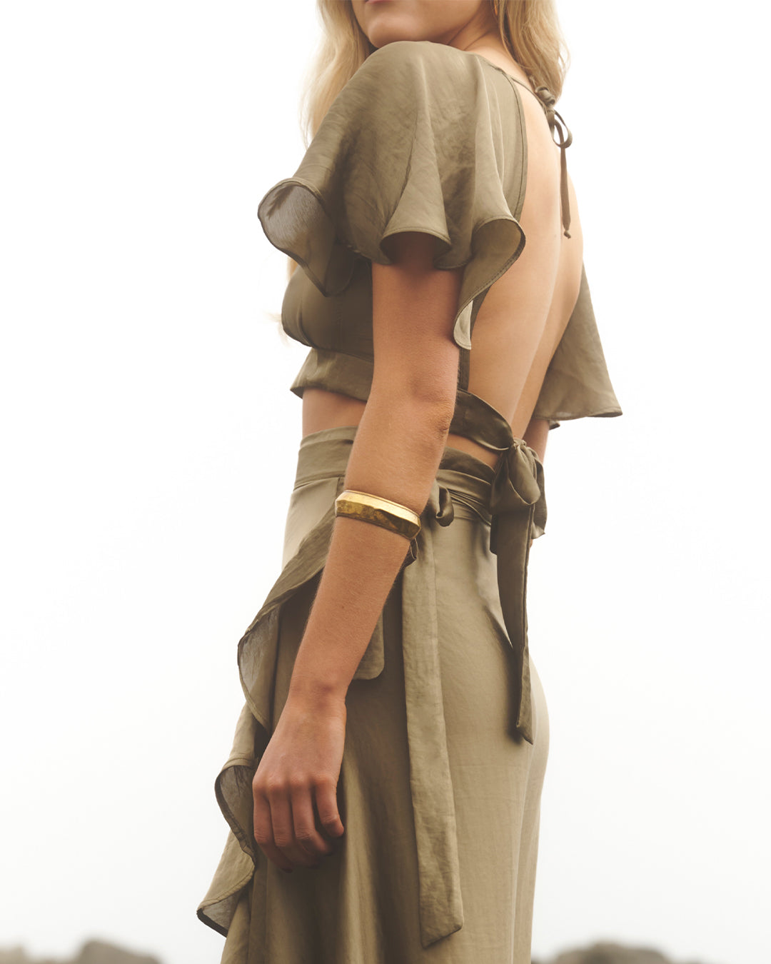 Top Aurora Verde Olivo