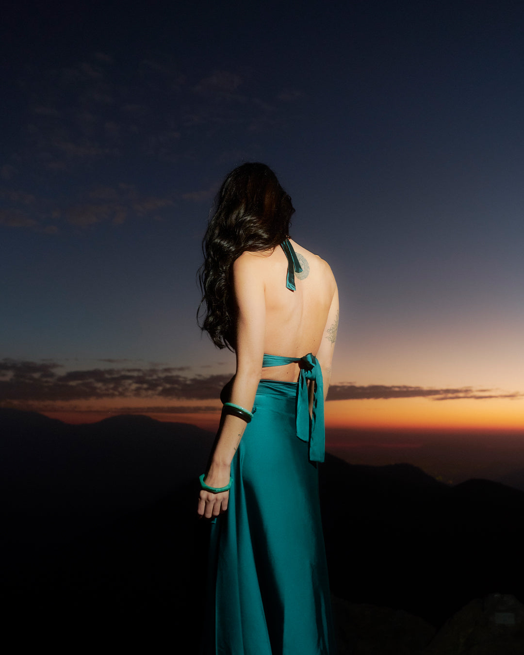 Top Malia Verde Botella