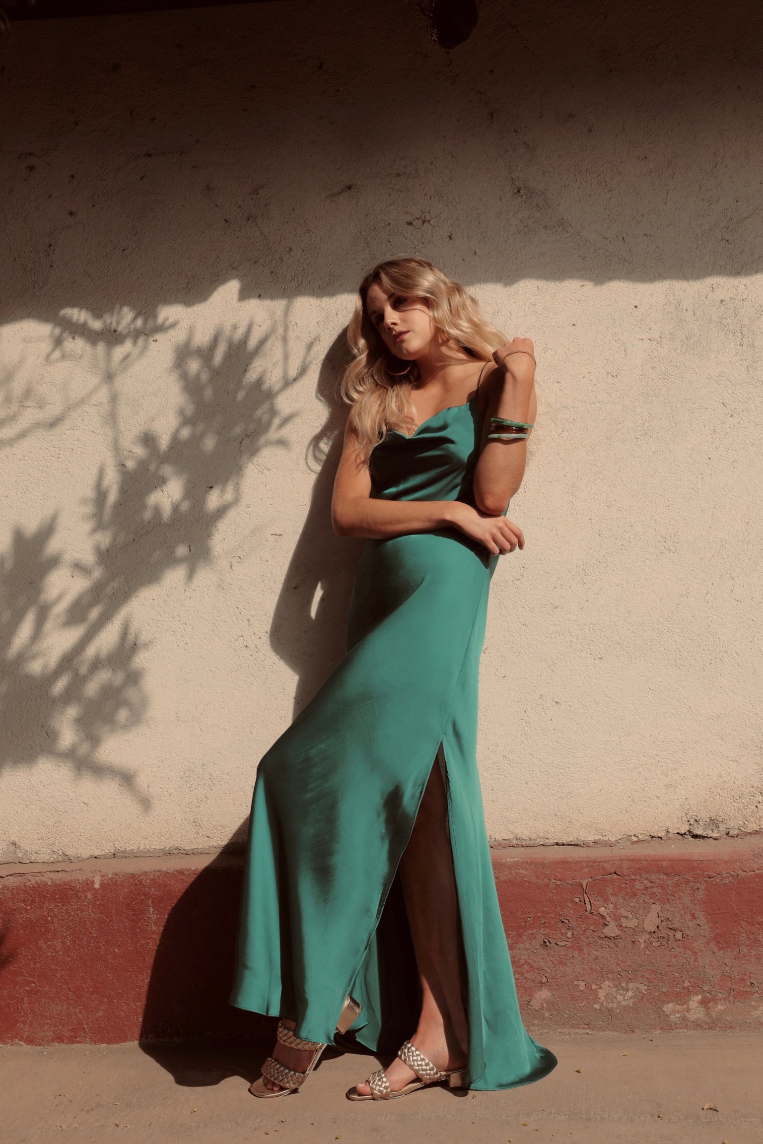 Vestido Helena Verde Botella