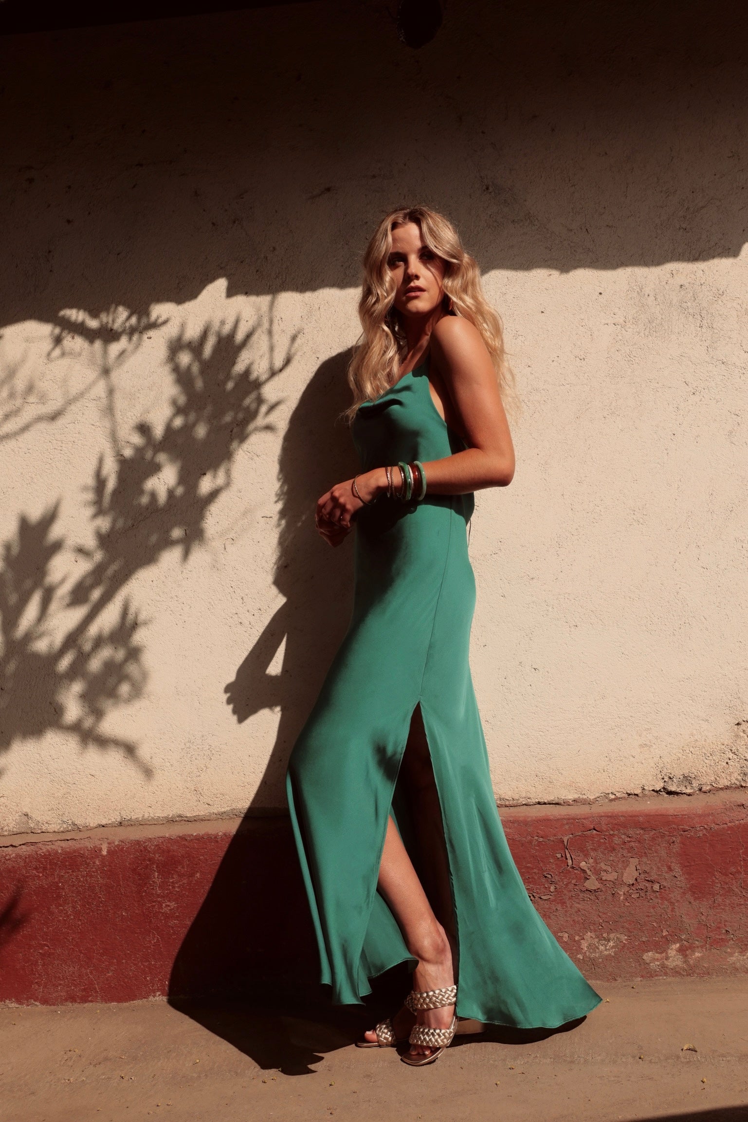 Vestido Helena Verde Botella