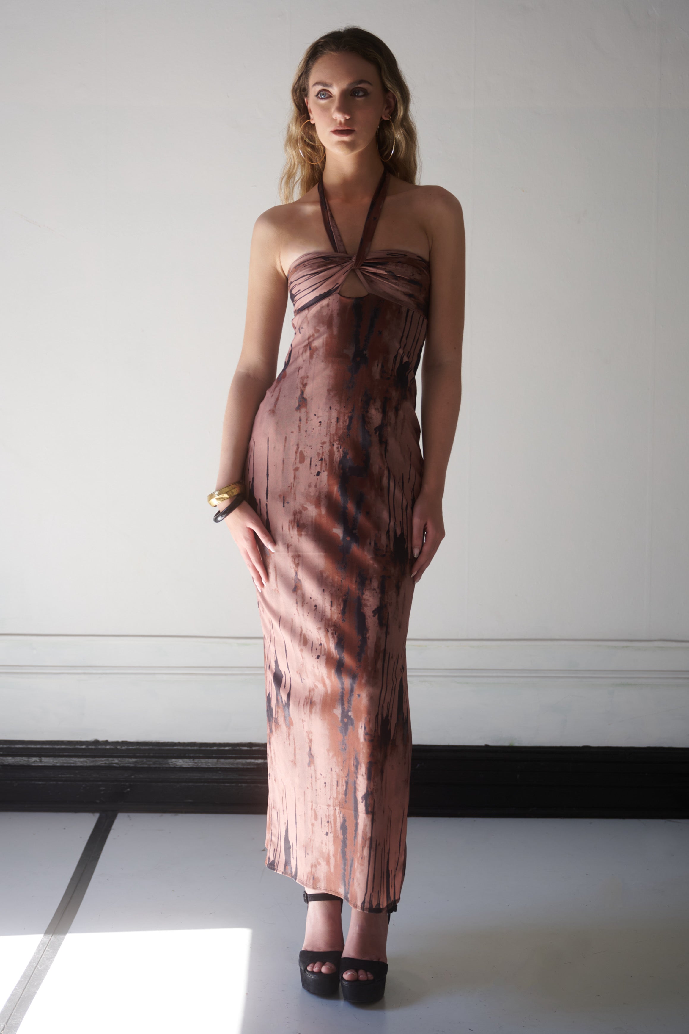 Vestido Nolia Sepia