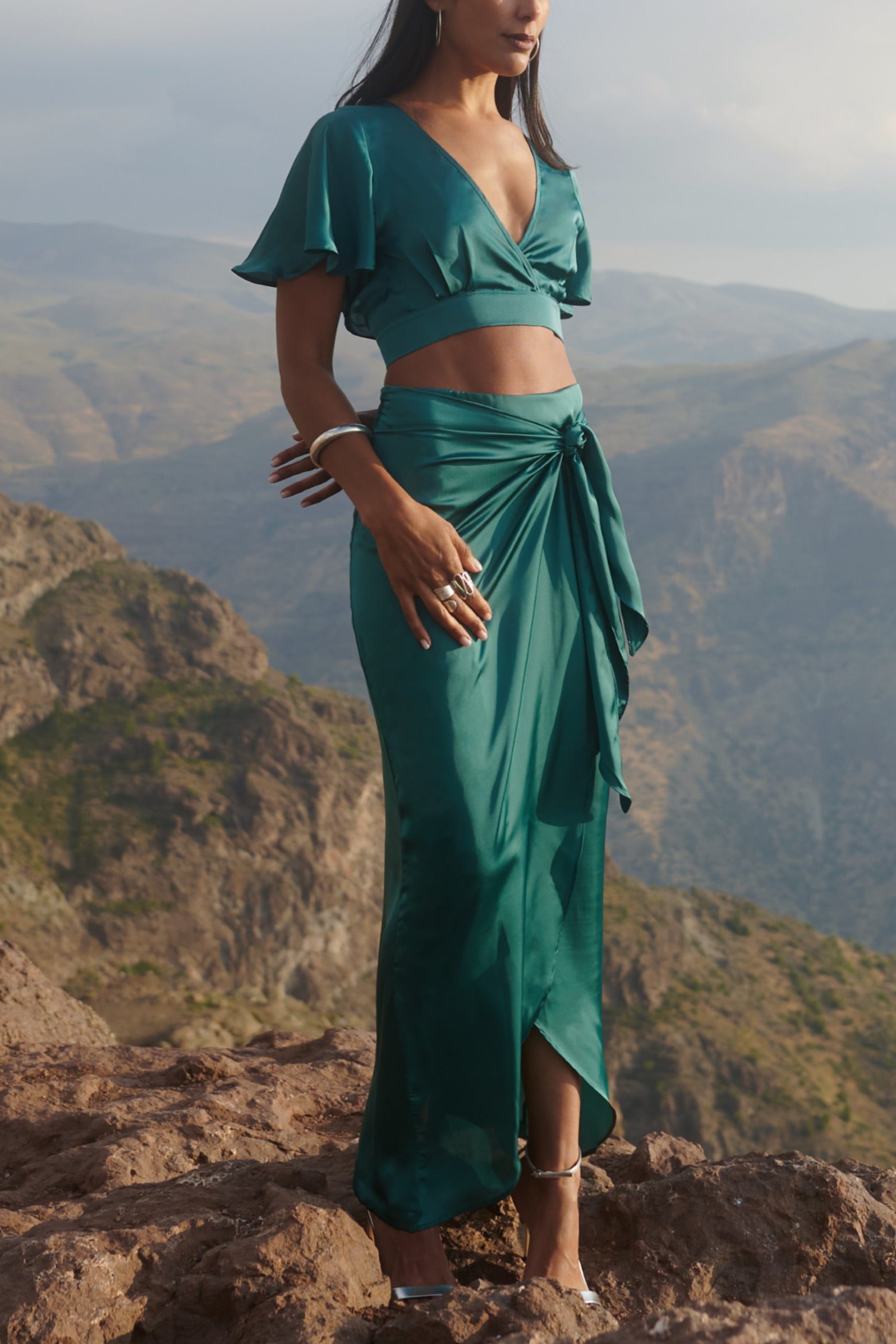 Falda Aura Esmeralda