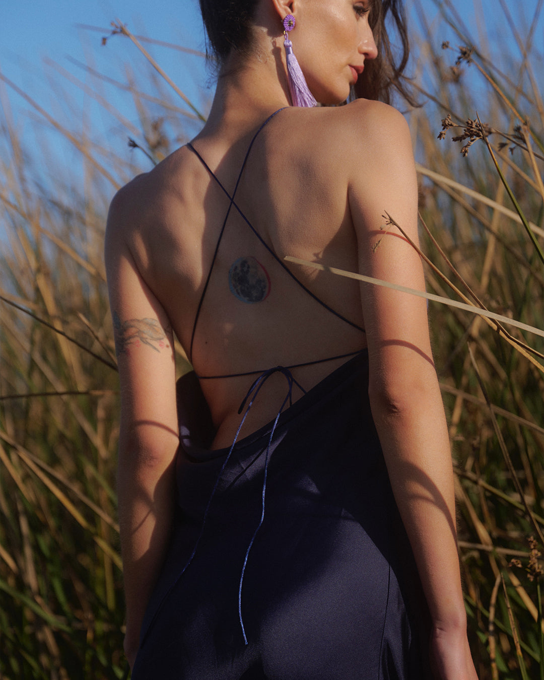 Vestido Helena Blueberry