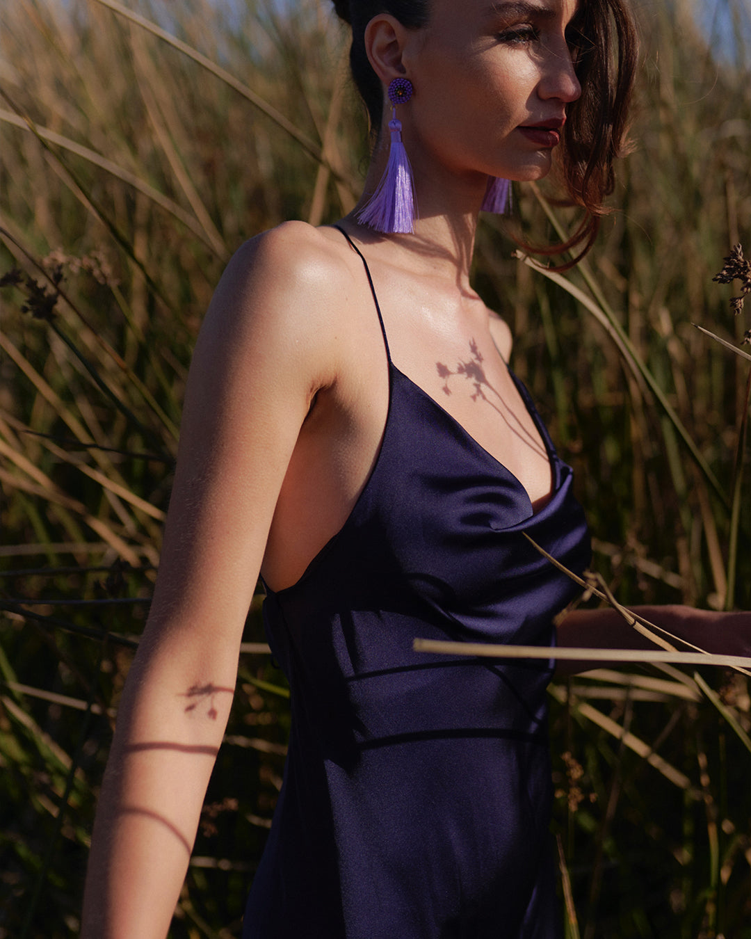 Vestido Helena Blueberry