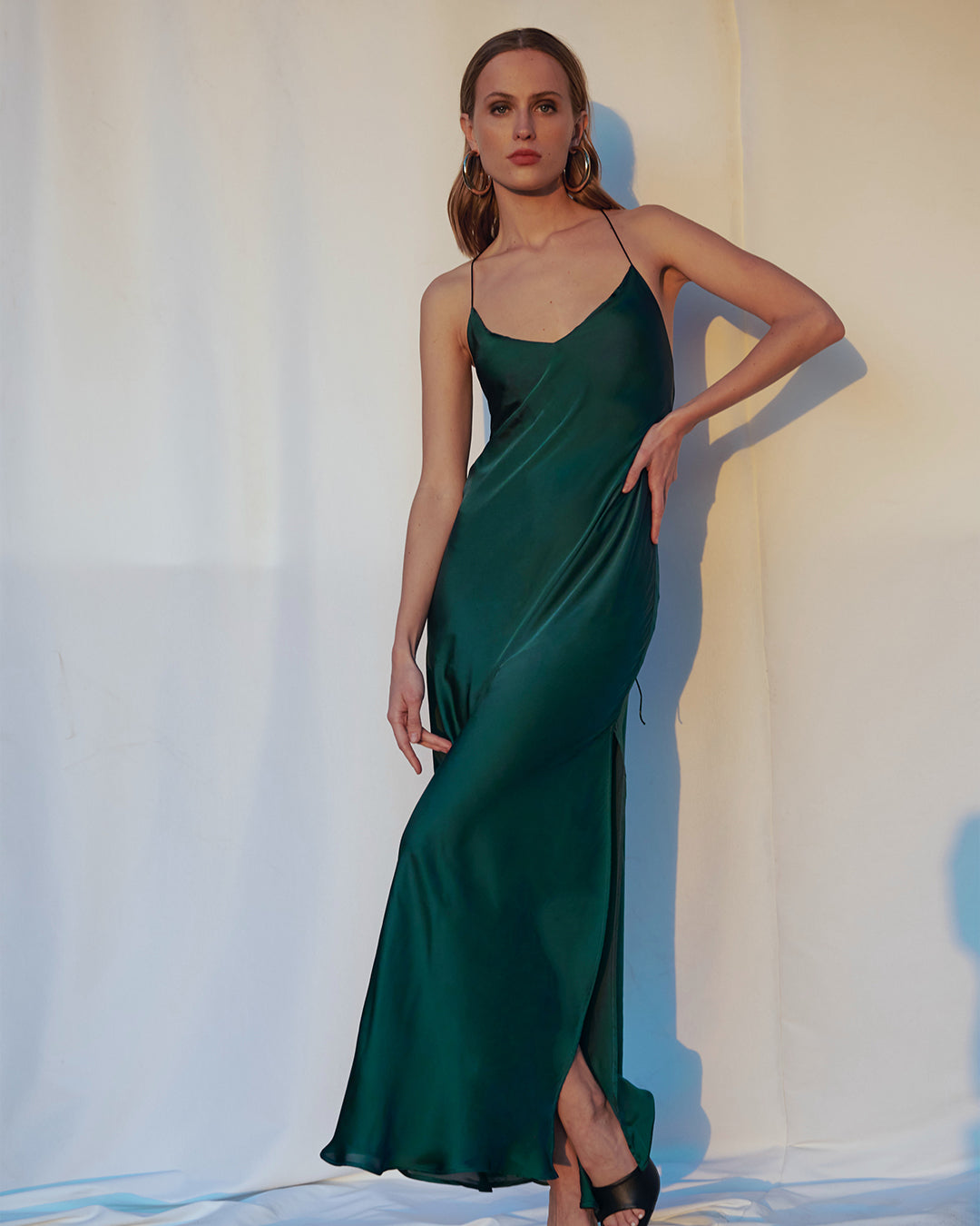 Vestido Isis Verde Botella