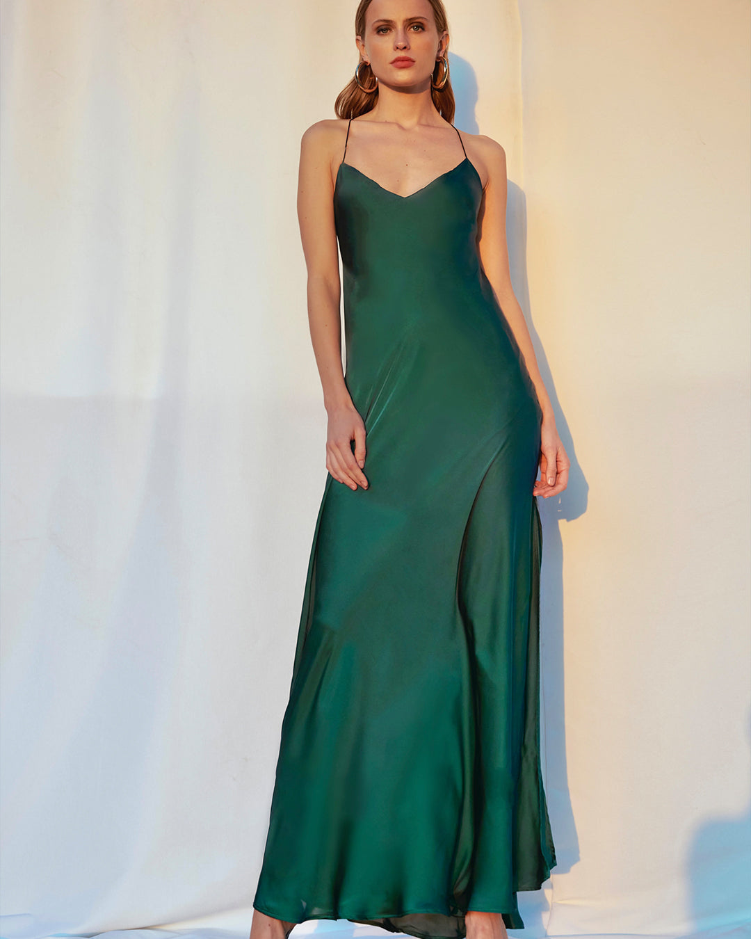 Vestido Isis Verde Botella