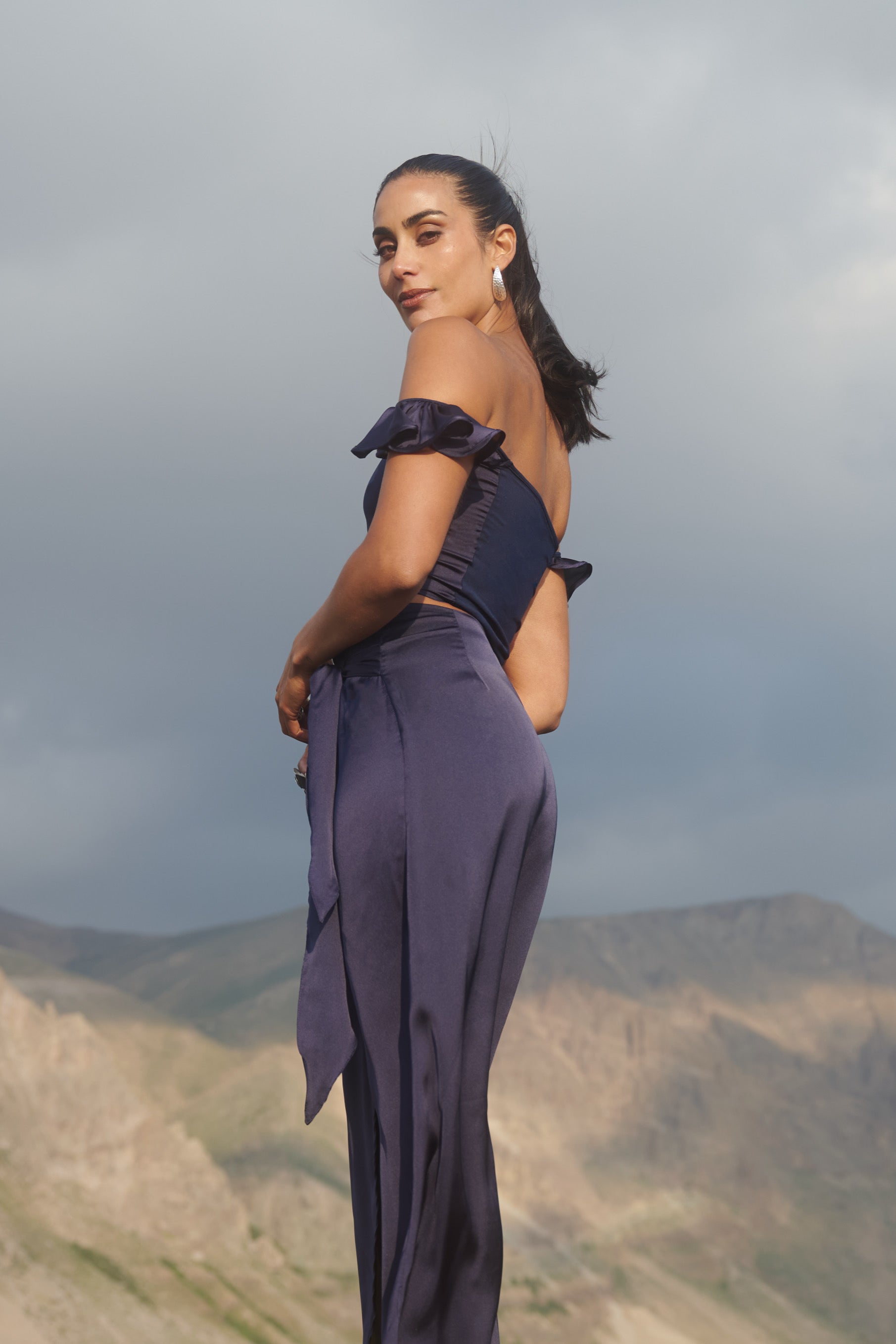 Falda Aura Blueberry