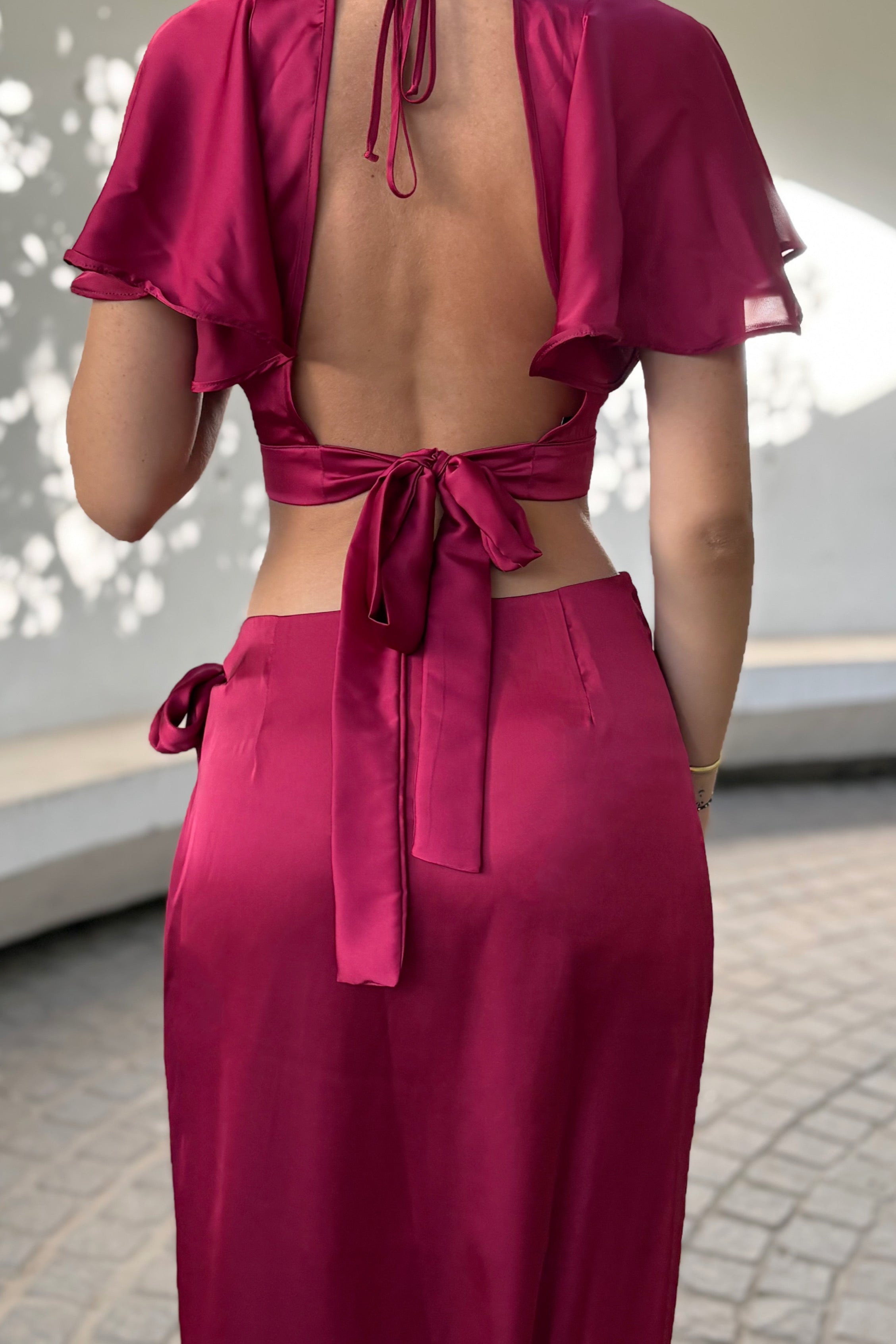 Falda Aura Magenta - Astra Magnolia