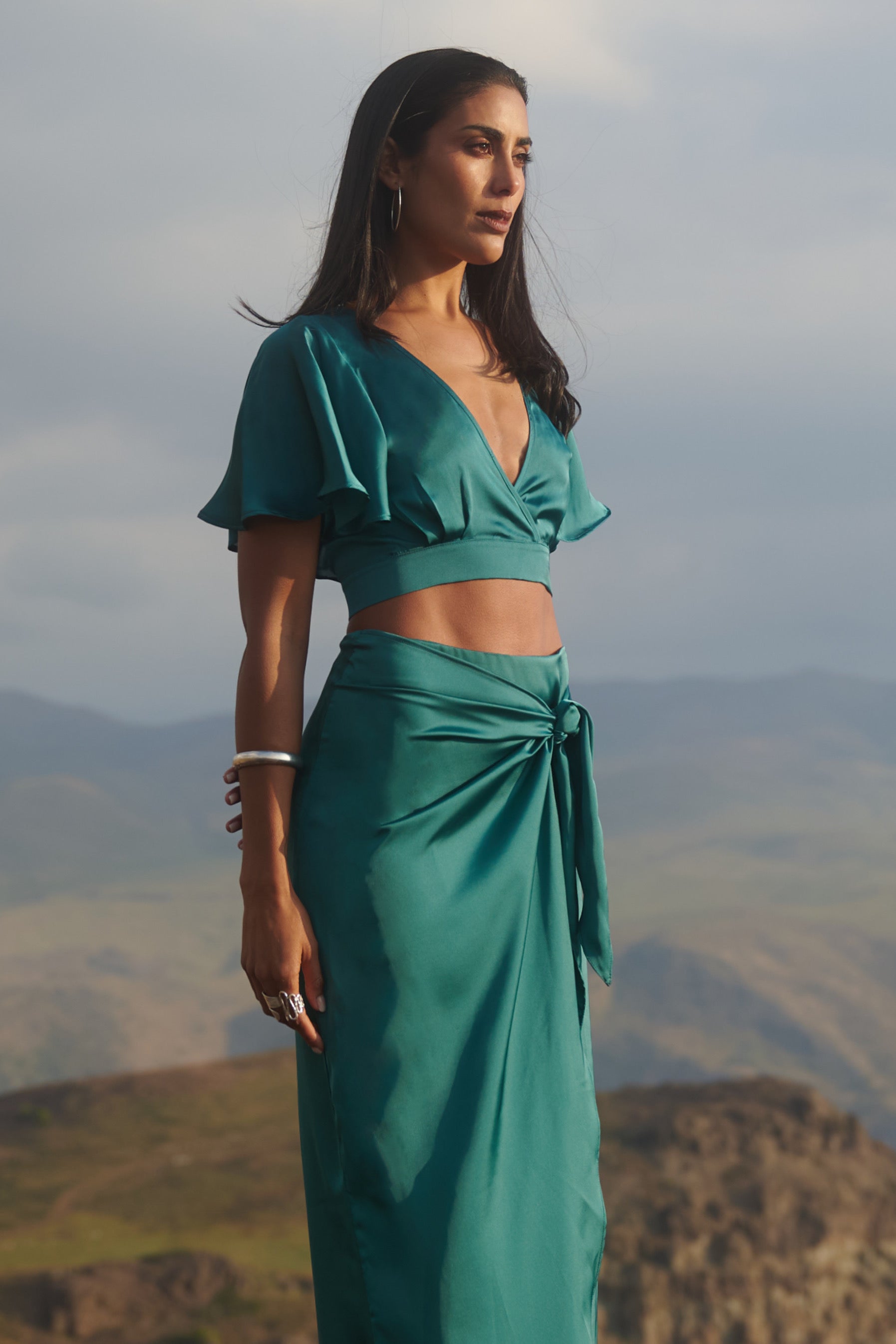 Falda Aura Esmeralda